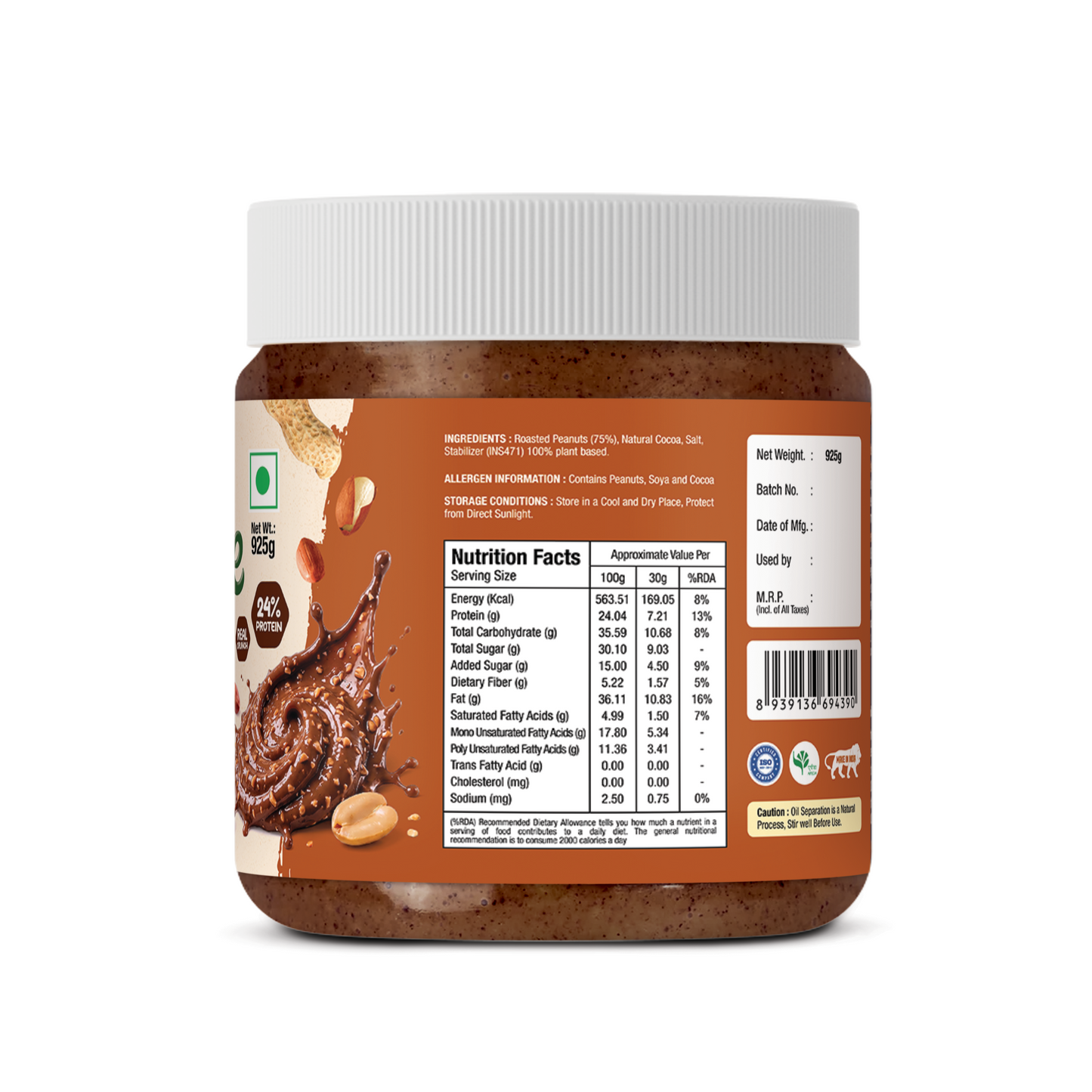 Chocolate Crunchy Peanut Butter