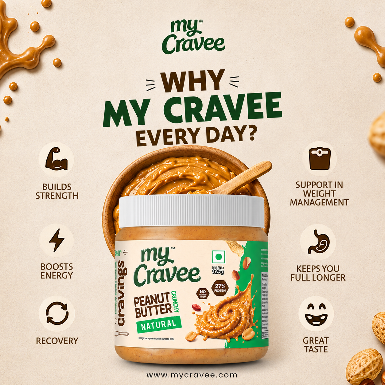 Natural Crunchy Peanut Butter